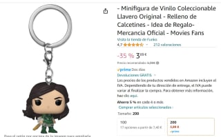 Llavero funko pop Keychain: Marvel Eternals - Sersi - Ser por tan sólo 3,89€
