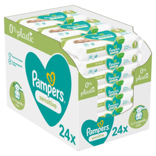 Pampers Sensitive Billendoekjes 0% plastic - 1248 Babydoekjes voor €24,95 bij Wehkamp