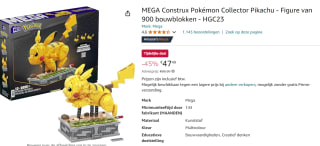 MEGA Construx Pokémon Collector Pikachu voor €47,49 bij Amazon