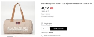 Bolsa de viaje Napapijiri Hale Duffle por 49.99€