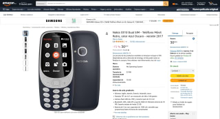 Nokia 3310 Dual SIM Teléfono Móvil Retro 2017 por 30,26€