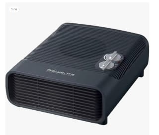 Calefactor - Rowenta Comfort Silence SO5115, 2400 W, 25 m², 2 Velocidades, Temperatura Ajustable, Silencioso, Anticongelante por 29.99€