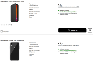 iPhone hoesje voor €5 bij Mediamarkt