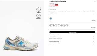 Zapatilla deportiva chunky Kelme por 24,99€ dos modelos