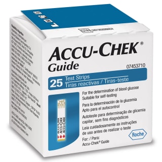 Tiras de Glicemia da Accu-Chek com 25 uni - R$ 24,99