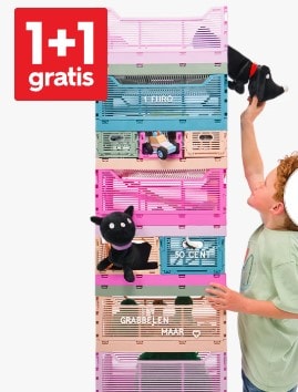 1+1 gratis op klapkratjes bij HEMA