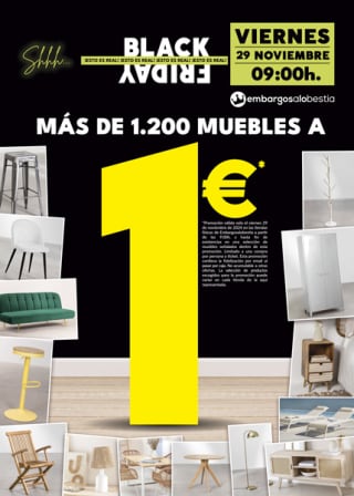 Muebles por tan solo 1€