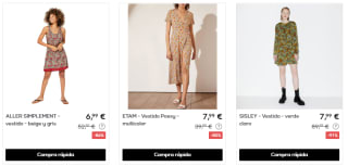 Sujetadores y braguitas de marca desde solo 0,99€ y ropa desde 1,99€