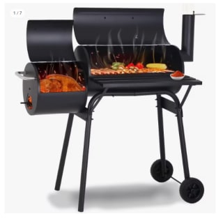 Barbacoa Portátil con Ruedas de Carbón por 64.99€
