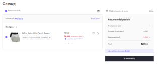 Pack 3 Boxers para Hombre Calvin Klein por 12.95€