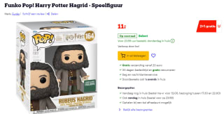 Funko Pop! Harry Potter Hagrid figuur voor €11 bij Bol
