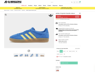 Zapatillas Adidas Originals Gazelle Indoor Hombre por solo 48€