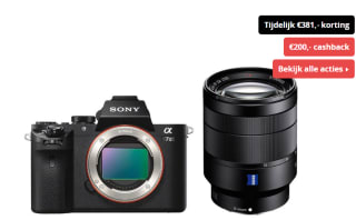 Sony A7 II + 24-70mm f/4.0 - Systeemcamera + Lens voor €1068 na cashback bij CameraNu