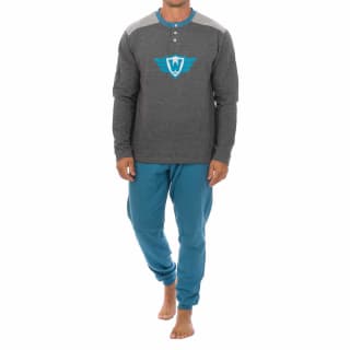 Pijama De Manga Larga Escudo Kl130150 Hombre Kisses And Love por 7,85€