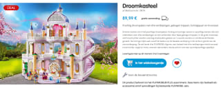 PLAYMOBIL 9879 Playmobil droom kasteel voor €89,99 bij Playmobil