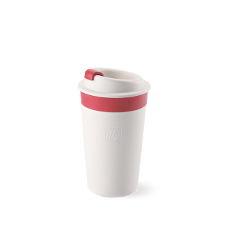 Gratis Illy travelmug bij aankoop vanaf €40 Illy koffie bij Koffievoordeelshop