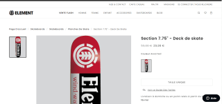 Deck de skate Section 7.75" à 29,99€