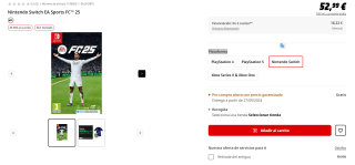 Videojuego EA Sports FC 25 desde 45,99€ varias plataformas hasta 10€ descuento