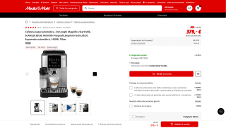 De'Longhi Magnifica Start Milk por 379€