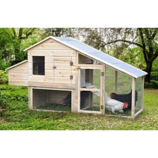 Poulailler en bois - 3 poules, sapin à 32,49€