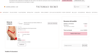 Tanga Very Sexy Victoriassecret sin entrepierna con herraje de anilla por solo 12,93€