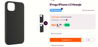 ZAGG iFrogz Defence beschermhoes compatibel met iPhone 13 Pro Max voor €1,95 bij iBOOD