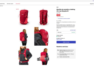 Mochila de montaña y trekking 25L Izas Nympha por solo 19,99€