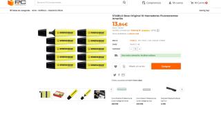 10 Marcador fluorescente STABILO BOSS Executive por 13,84€