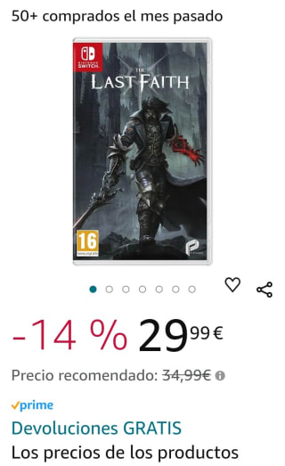 The Last Faith Nintendo Switch por 29,99€.