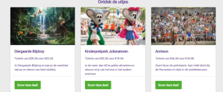 Tot 60% korting op diverse dagjes uit met Bol select