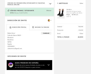 Zapatillas Supernova Lightflow Adidas Running de deporte negras por solo 62,40€