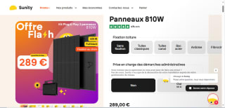 Kit Solaire Plug & Play 2 Panneaux 810W à 289€