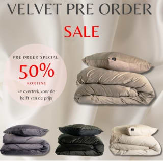 50% korting op 2e Velvet Dekbedovertrek bij Fine2Sleep