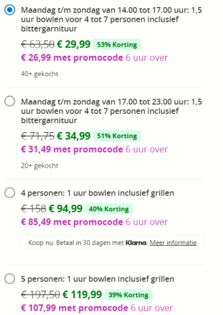 1,5 uur bowlen voor 4 tot 7 personen inclusief bittergarnituur bij Knijn Bowling Amsterdam vanaf €26,99 dmv code