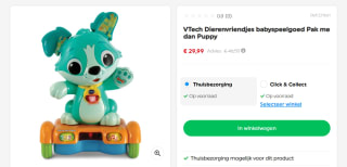 VTech Dierenvriendjes Pak me dan Puppy babyspeelgoed