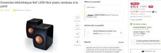 KEF LS50 speakers (paar) voor €475 bij Fnac