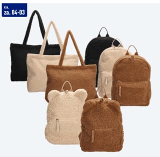 Teddy shopper of rugtas vanaf €8,99 bij de Aldi