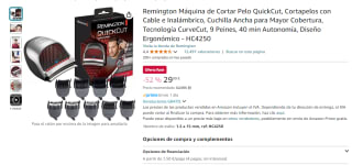 Remington Máquina de Cortar Pelo QuickCut por 29,99€