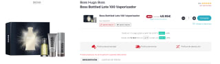 Boss Bottled Lote 100 Vaporizador Estuche económico por 49,95€