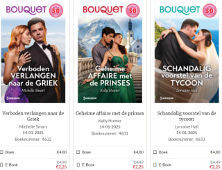 50% korting op Harlequin e-books