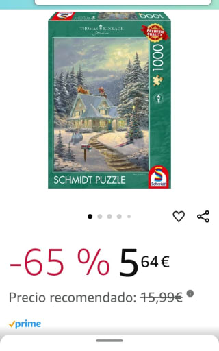 Puzzle de 1000 piezas Schmidt Spiele- Thomas Kinkade por 5,64€