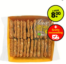 Leev Biologische Crackers en/of wafels 4 voor €8 bij Kruidvat