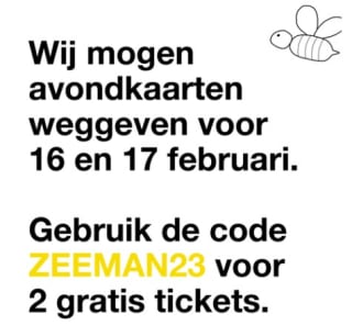 2 gratis avondkaarten voor Negenmaandenbeurs op 16 of 17 februari