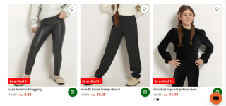 2e kleding artikel voor €1 bij Terstal