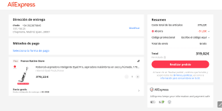 Aspiradora inteligente Roborock Dyad Pro por 319,02€