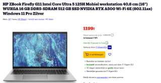 HP ZBook Firefly 16 G11 - Mobile Workstation voor €1.199 bij Bol