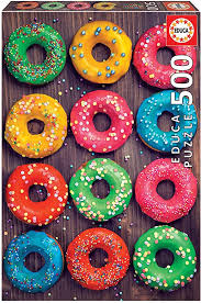 Puzzle Educa 500 piezas Donuts por 5€