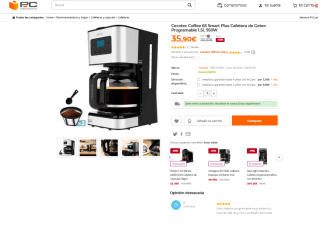 Cafetera de goteo Cecotec Coffee 66 Smart Plus a solo 35,90€
