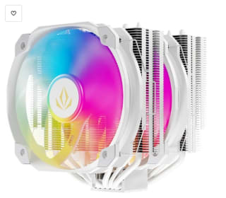 Ventilador CPU Dual Heatsink 2x140mm Blanco Forgeon Windlord RGB White 6Pipes por 74.99€