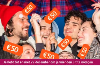 €50 verdienen door een vriend uit te nodigen